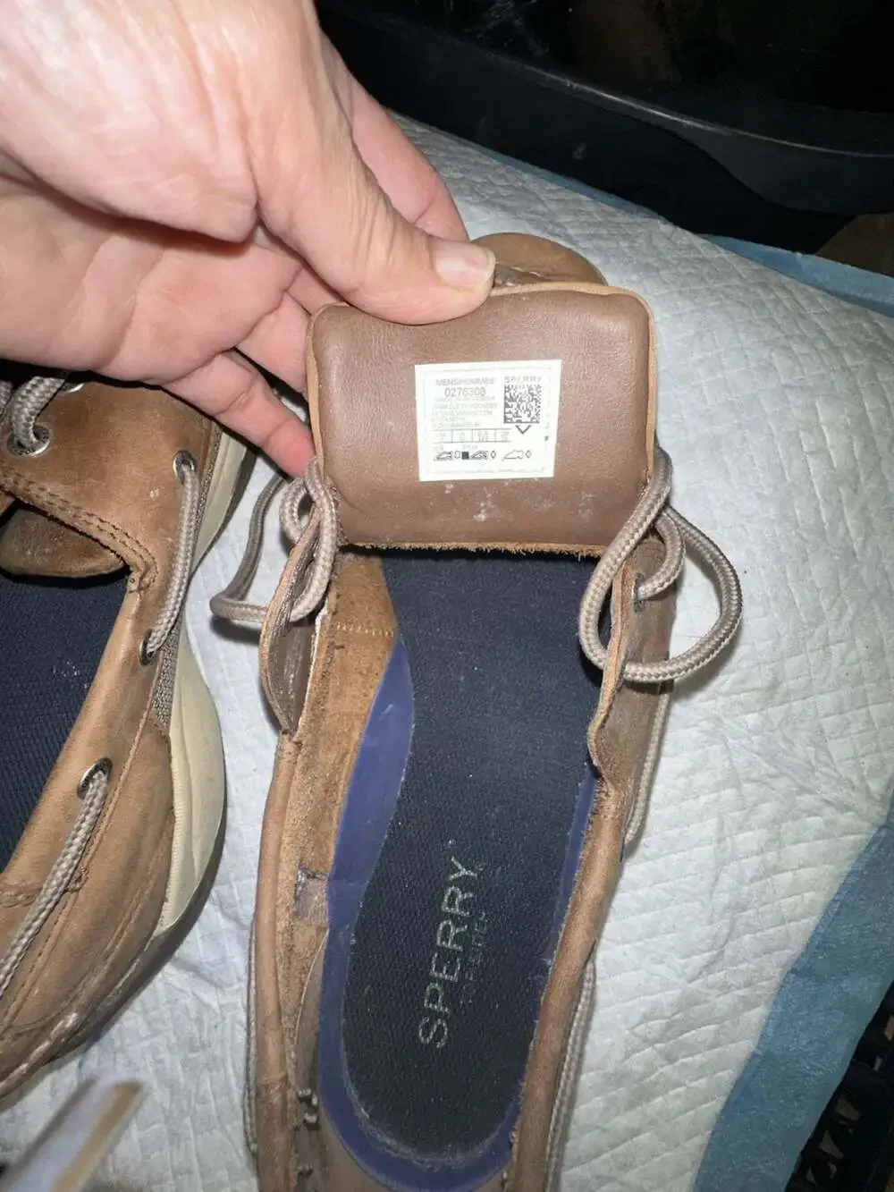 Sperry Top-Sider Men's Brown Leather Boat Shoes Size 11